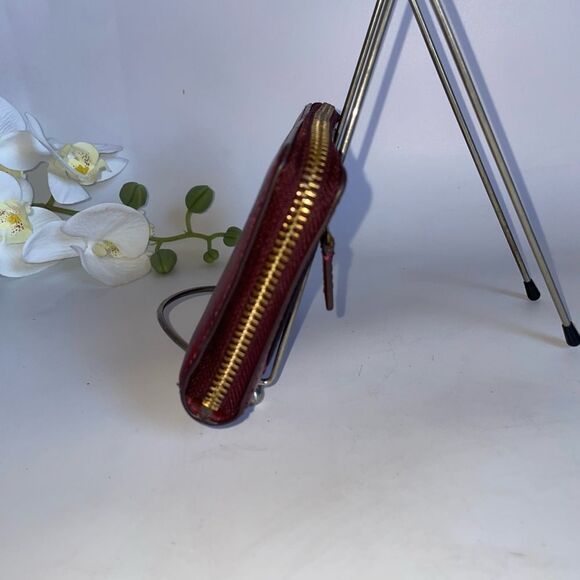 Fossil Burgundy Cell Phone Leather Wallet - Picture 4 of 7